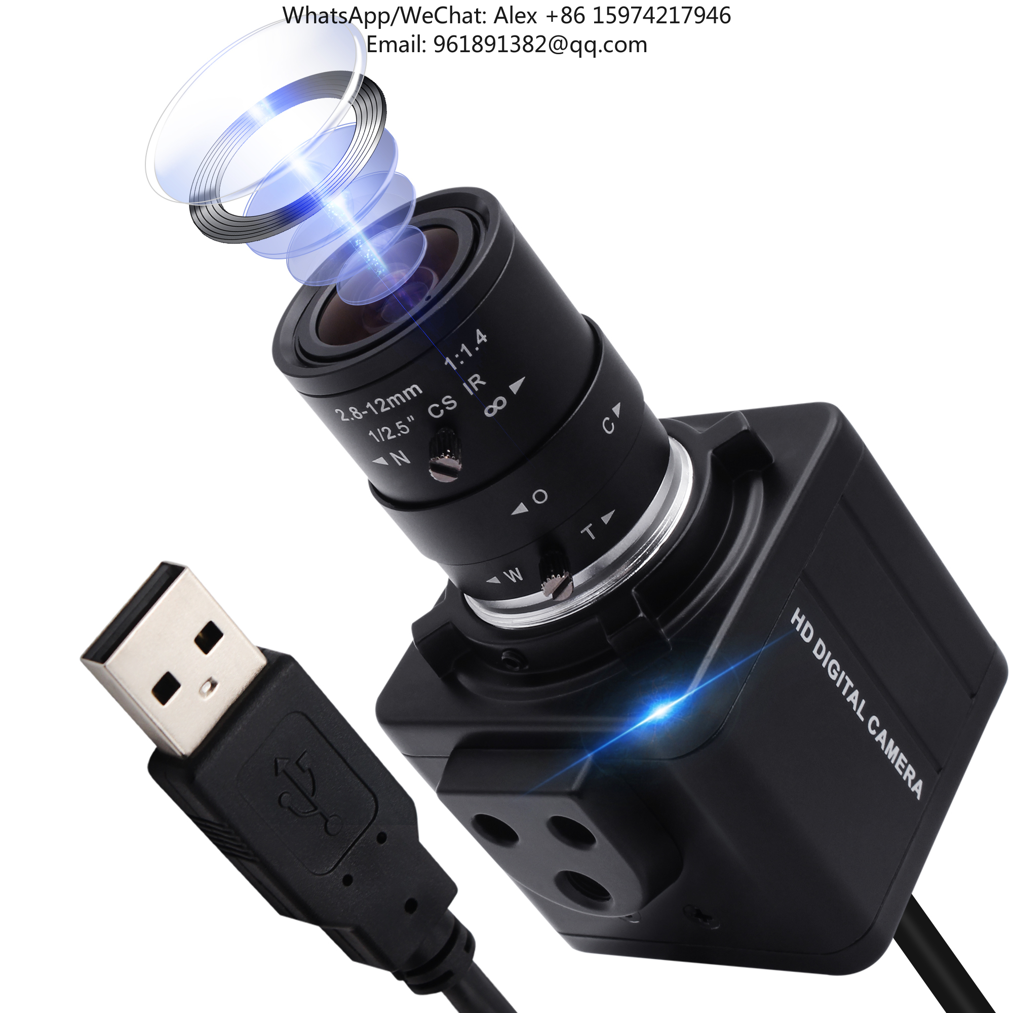 Webcam 4K - ELP 3840x2160 4K Video Surveillance USB