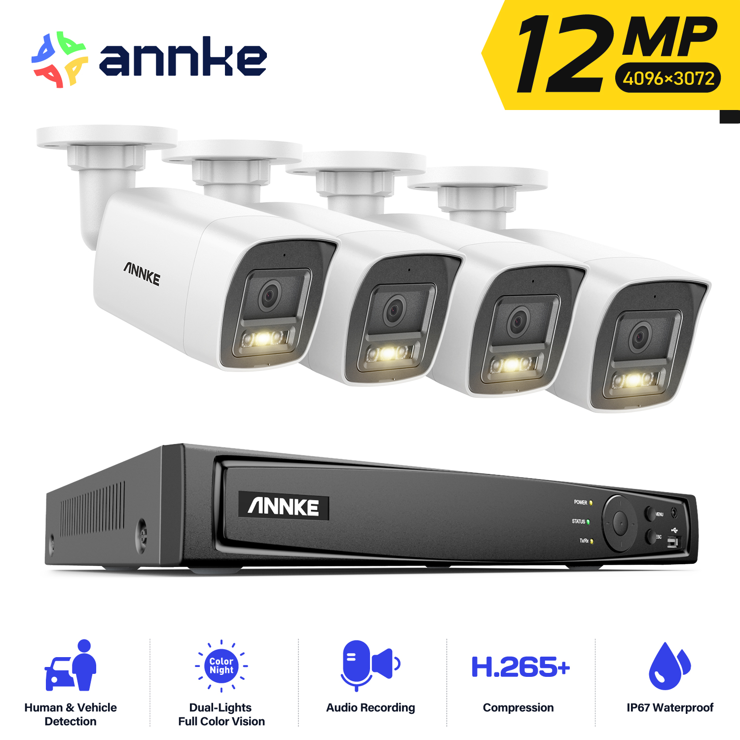 ANNKE 4K POE Video Surveillanc – обзор и цена Webcam 4K
