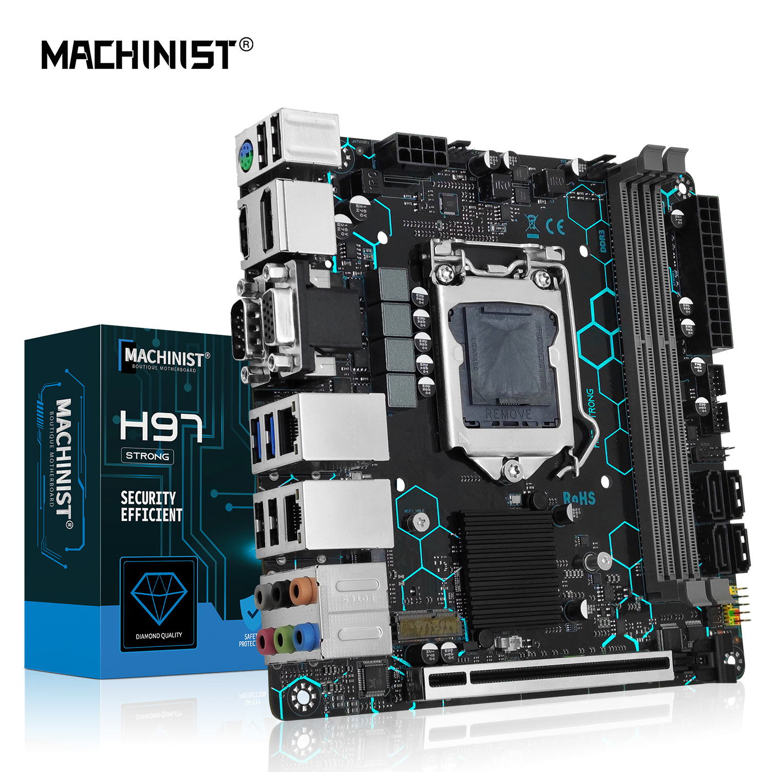 MACHINIST H97 STRONG Motherboa – обзор и цена Pc Gaming I5