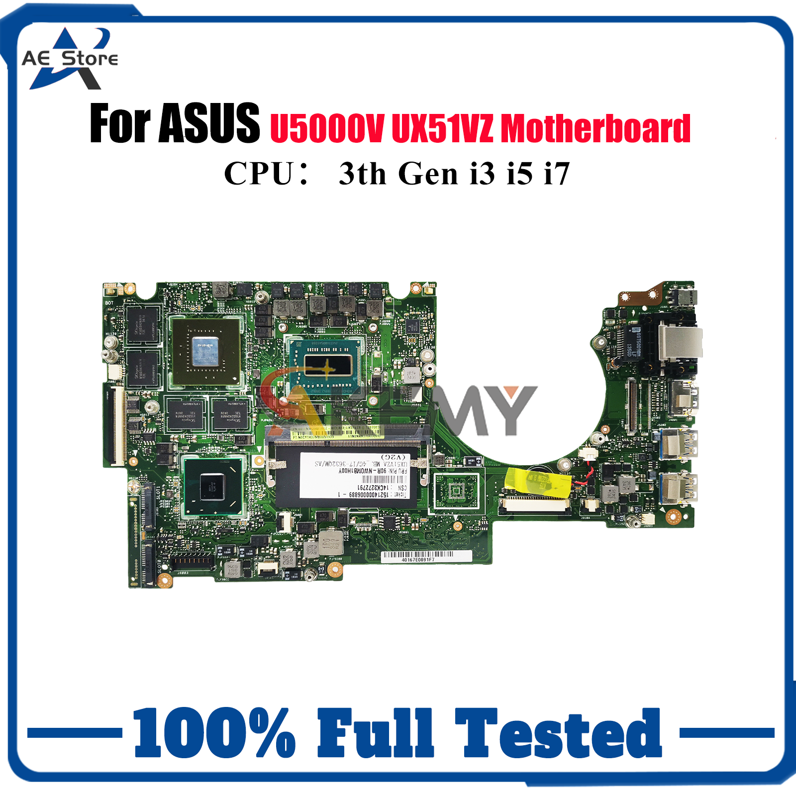 UX51VZ Laptop Motherboard For  – обзор и цена Pc Gaming I5