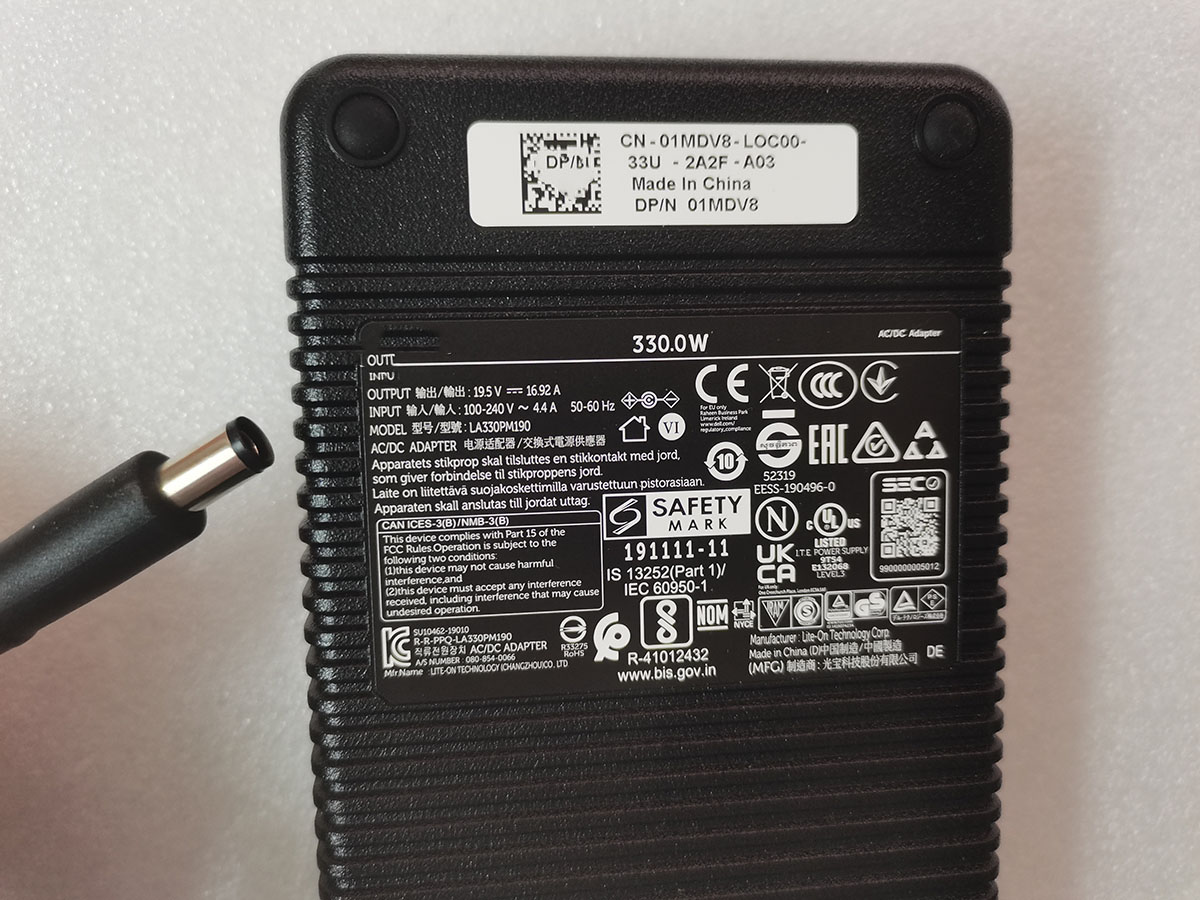 NEW Genuine 330W 19.5V 16.92A  – обзор и цена Pc Gaming Dell