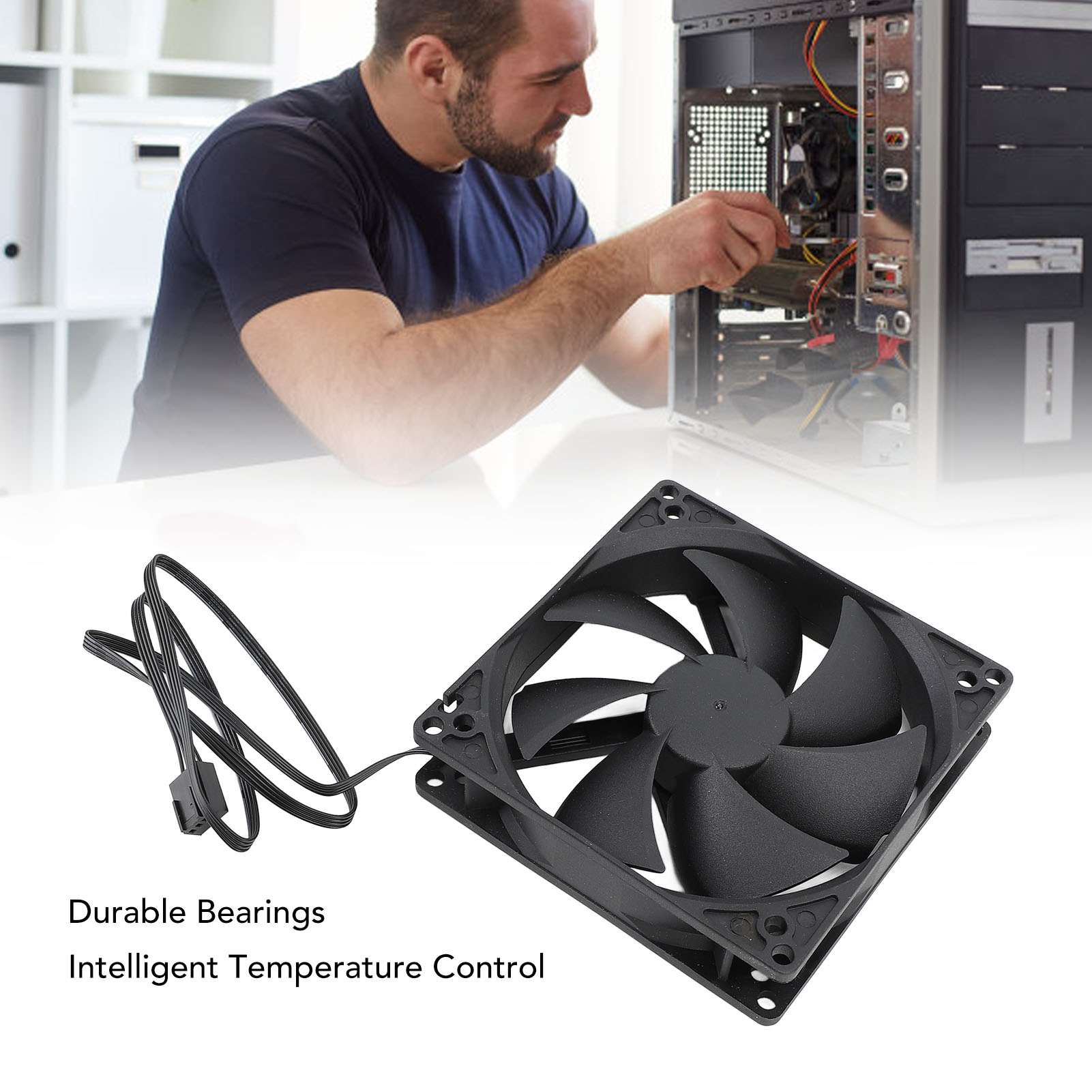 100mm PC PWM Case Fan 100mm Du – обзор и цена Pc Case Fan