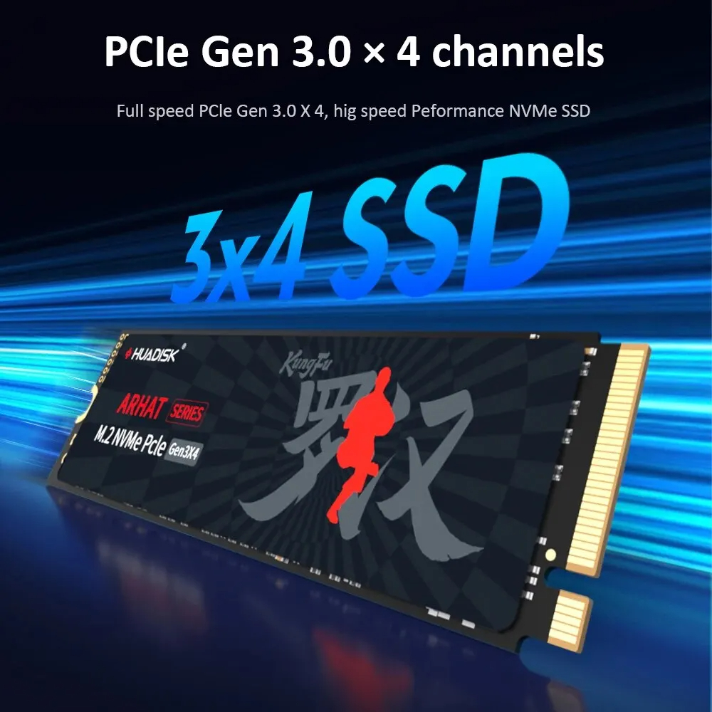 Huadisk SSD NVMe M2 1TB 512GB  – обзор и цена Pc Gaming Msi