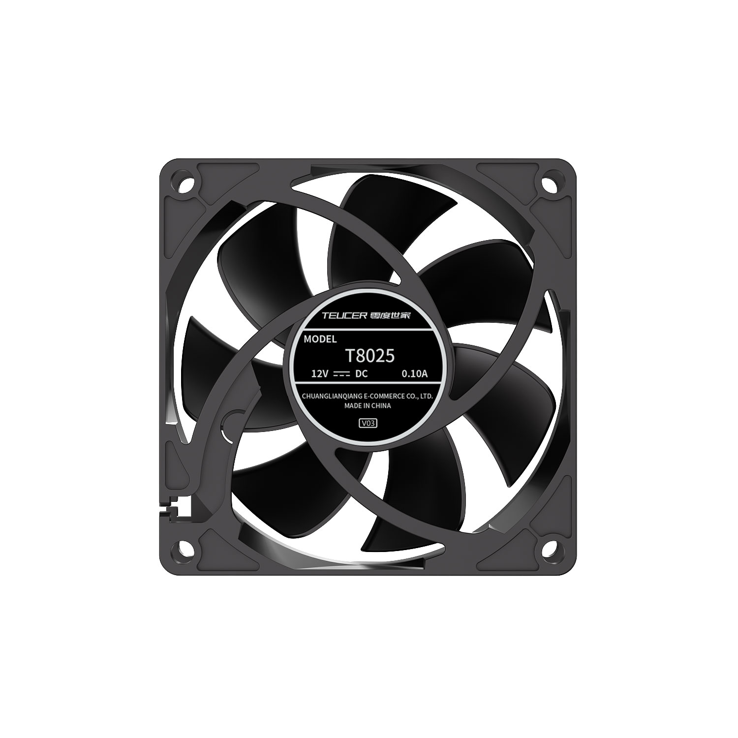 Teucer 8025 PC Case Fan 12V  B – обзор и цена Pc Case Fan