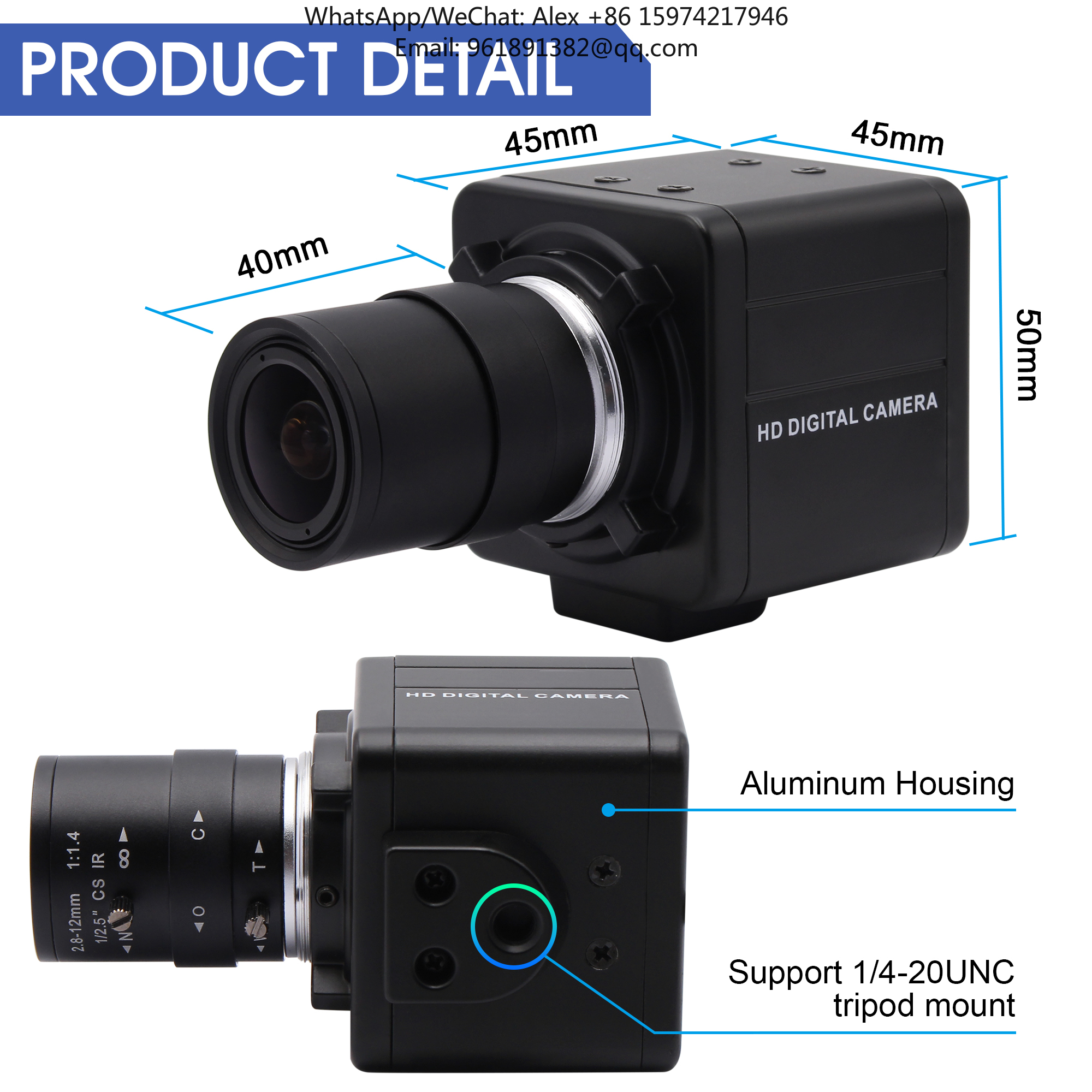 ELP 3840x2160 4K Video Surveil – обзор и цена Webcam 4K
