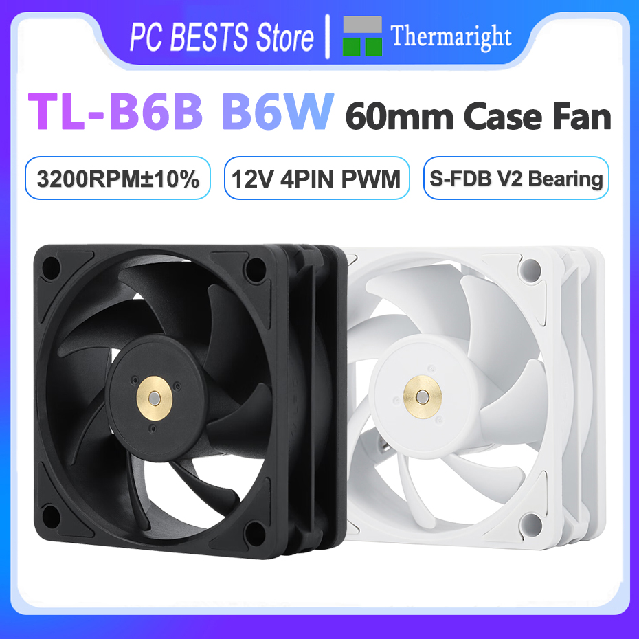 Thermalright TL-B6B B6W 60mm C – обзор и цена Pc Case Fan