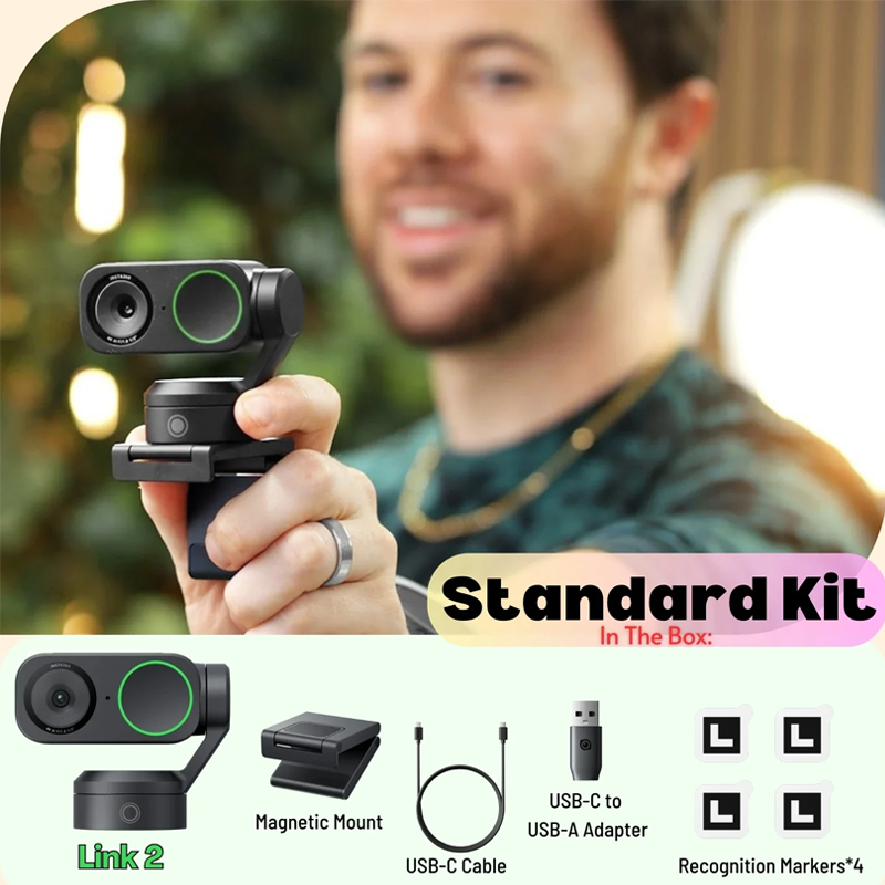 Insta360 Link 2 Webcam 4K 30fp – обзор и цена Webcam 4K