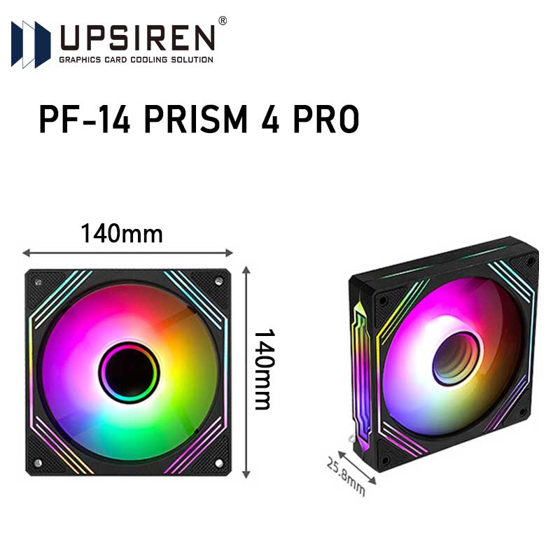 UPSIREN PF-14 PRISM 4PRO Compu – обзор и цена Pc Case Fan