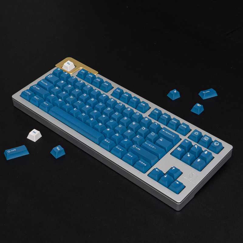 GMK KATAKANA Black/Blue 129 Ke – обзор и цена Stream Deck