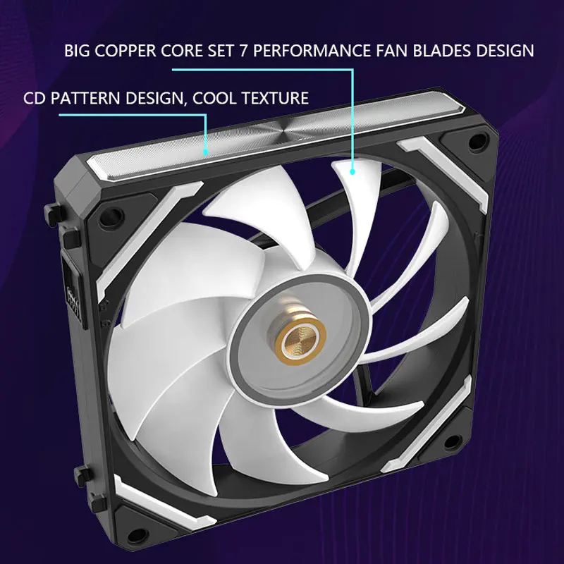 UPSIREN WF-120 ARGB PWM 3PCS C – обзор и цена Pc Case Fan